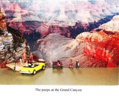 The peeps at the Grand Canyon by Carol Stetser.
